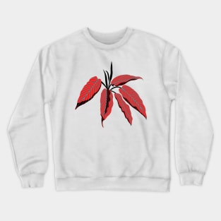 PINK LEAVES DESIGN Crewneck Sweatshirt